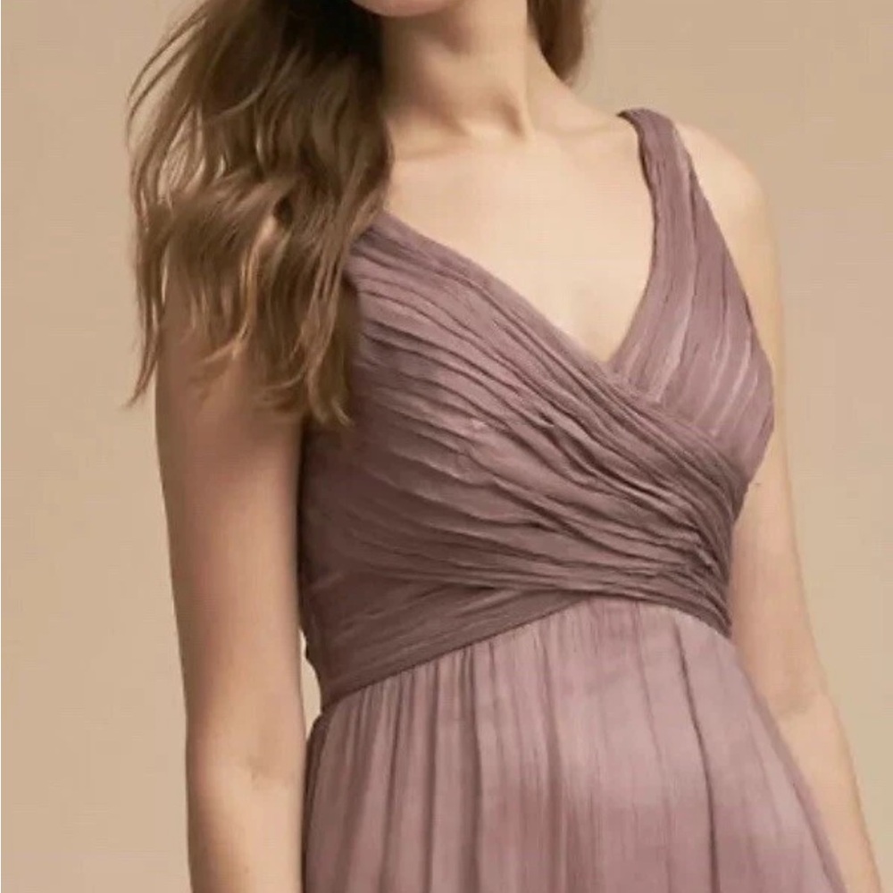 BHLDN Angie Violet Grey/Dusty Rose Maxi Dress - Picture 2 of 11